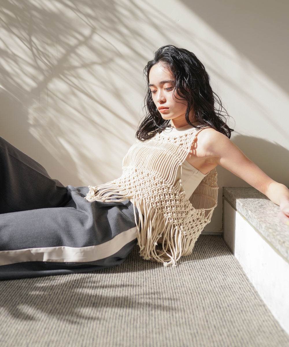 マクラメベスト