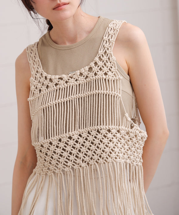 マクラメベスト