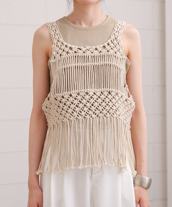 マクラメベスト