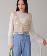 マクラメベスト