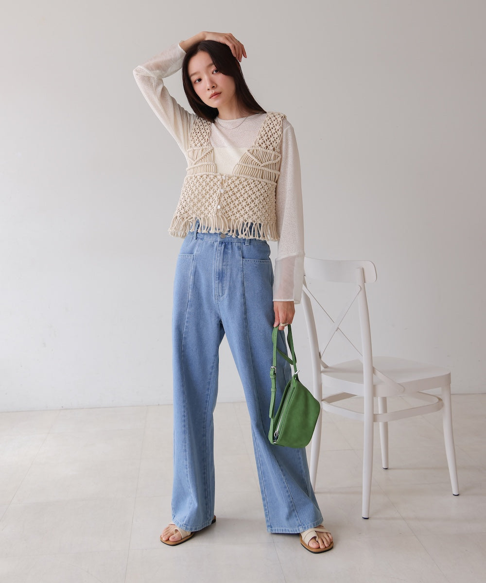 マクラメベスト