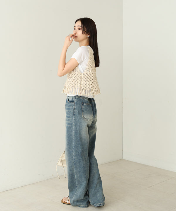 マクラメベスト