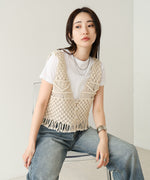 マクラメベスト