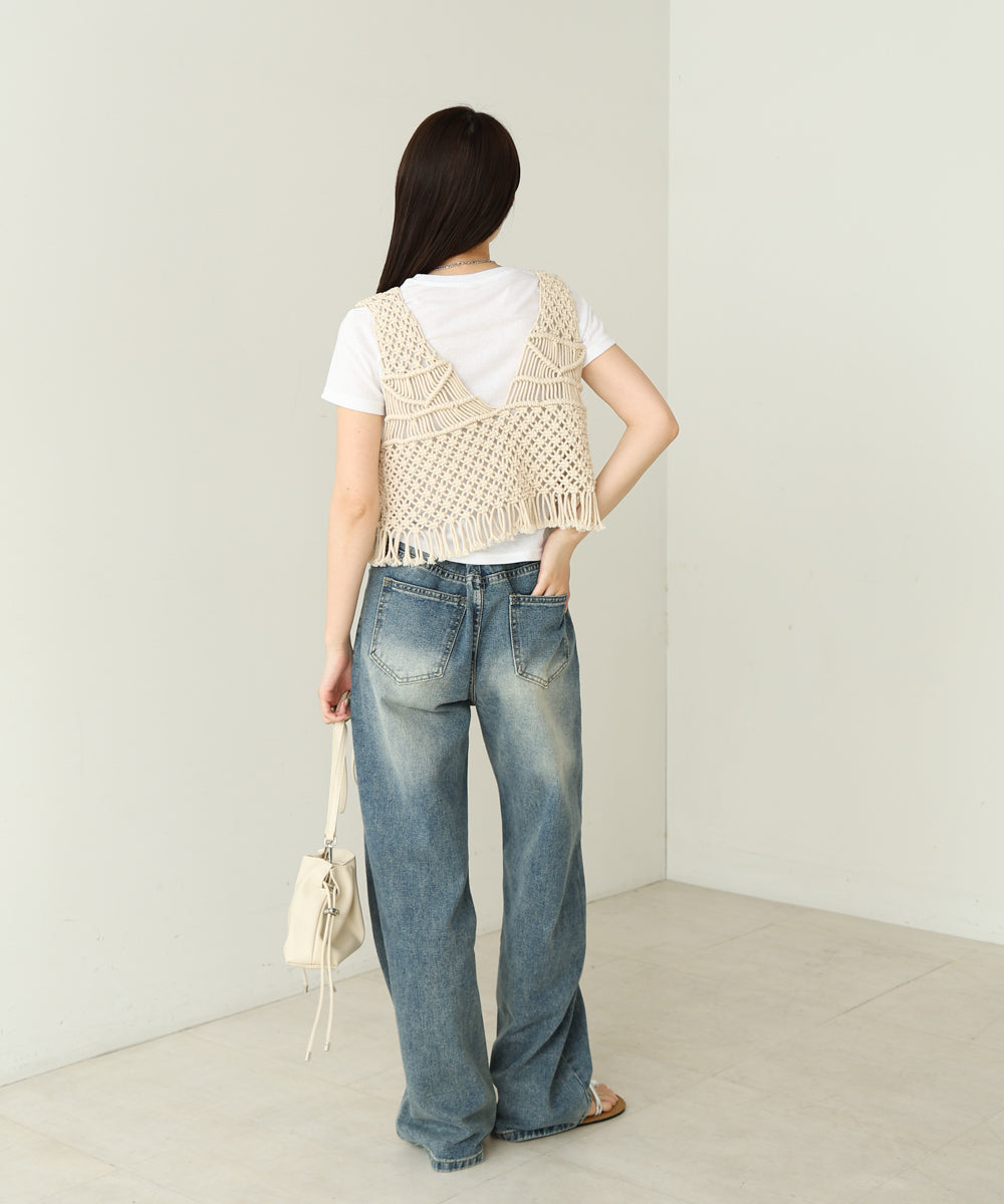 マクラメベスト