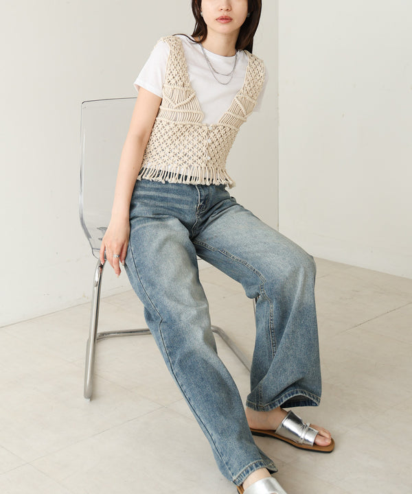 マクラメベスト