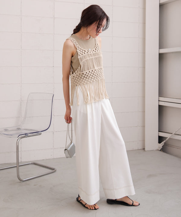 マクラメベスト