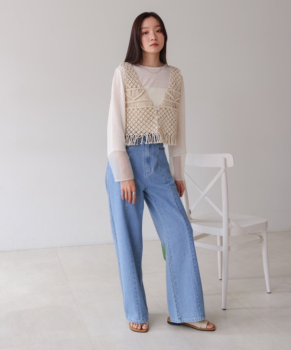 マクラメベスト