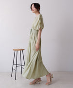 【S・Mサイズ展開】フロント刺繍ウエストシャーリングワンピース