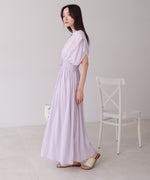 【S・Mサイズ展開】フロント刺繍ウエストシャーリングワンピース