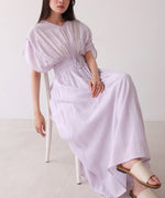 【S・Mサイズ展開】フロント刺繍ウエストシャーリングワンピース