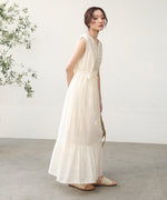 【S・Mサイズ展開】パネル刺繍ノースリワンピース