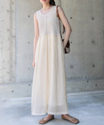 【S・M・Lサイズ展開】クロシェコンビキャミワンピース