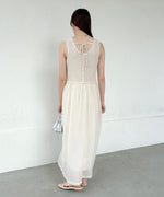 【S・M・Lサイズ展開】クロシェコンビキャミワンピース