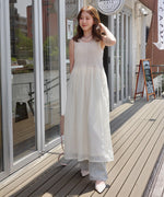 【S・M・Lサイズ展開】クロシェコンビキャミワンピース