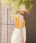 【S・M・Lサイズ展開】クロシェコンビキャミワンピース