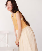 【S・M・Lサイズ展開】クロシェコンビキャミワンピース