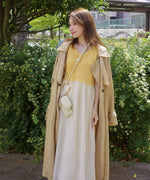 【S・M・Lサイズ展開】クロシェコンビキャミワンピース