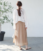 【S・M・Lサイズ展開】クロシェコンビキャミワンピース