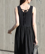 【S・M・Lサイズ展開】クロシェコンビキャミワンピース