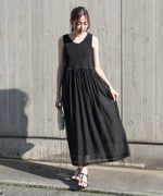 【S・M・Lサイズ展開】クロシェコンビキャミワンピース