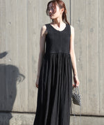 【S・M・Lサイズ展開】クロシェコンビキャミワンピース