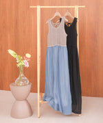 【S・M・Lサイズ展開】クロシェコンビキャミワンピース