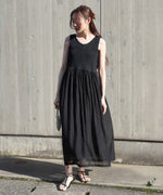 【S・M・Lサイズ展開】クロシェコンビキャミワンピース