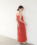 【S・Mサイズ展開】クロシェペプラムミックス編みワンピース