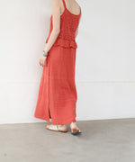 【S・Mサイズ展開】クロシェペプラムミックス編みワンピース