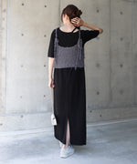 【LOOK掲載/2025SS】チュールリボンヤーンキャミソール