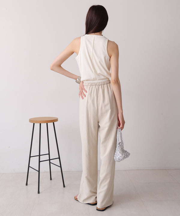 ロゴプレート付アメスリタンクトップ