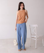 ロゴプレート付アメスリタンクトップ