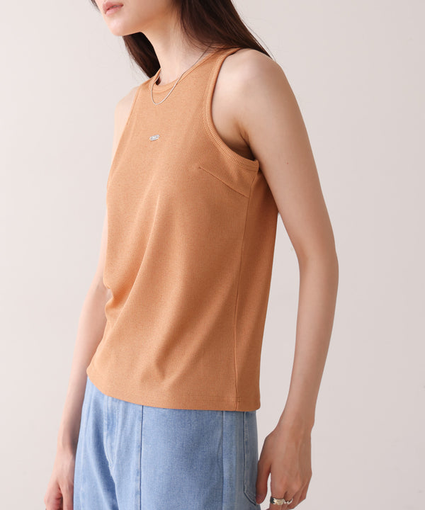 ロゴプレート付アメスリタンクトップ