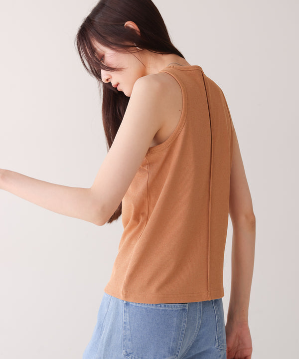 ロゴプレート付アメスリタンクトップ