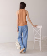 ロゴプレート付アメスリタンクトップ