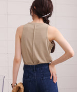 ロゴプレート付アメスリタンクトップ