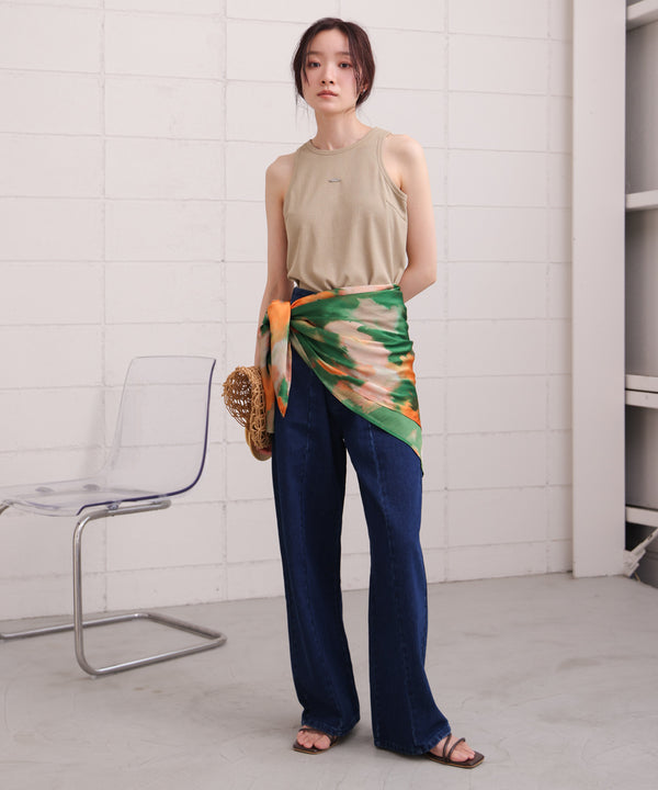 ロゴプレート付アメスリタンクトップ