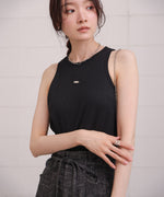 ロゴプレート付アメスリタンクトップ