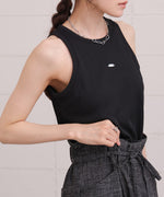 ロゴプレート付アメスリタンクトップ