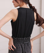 ロゴプレート付アメスリタンクトップ