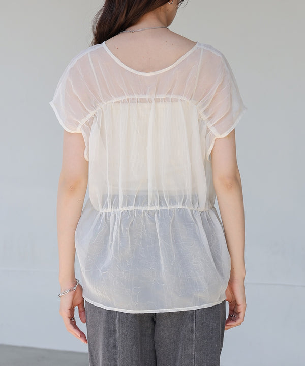 前後２ＷＡＹギャザーブラウス