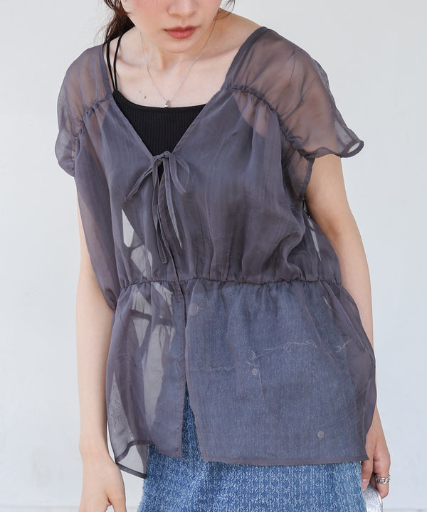 前後２ＷＡＹギャザーブラウス