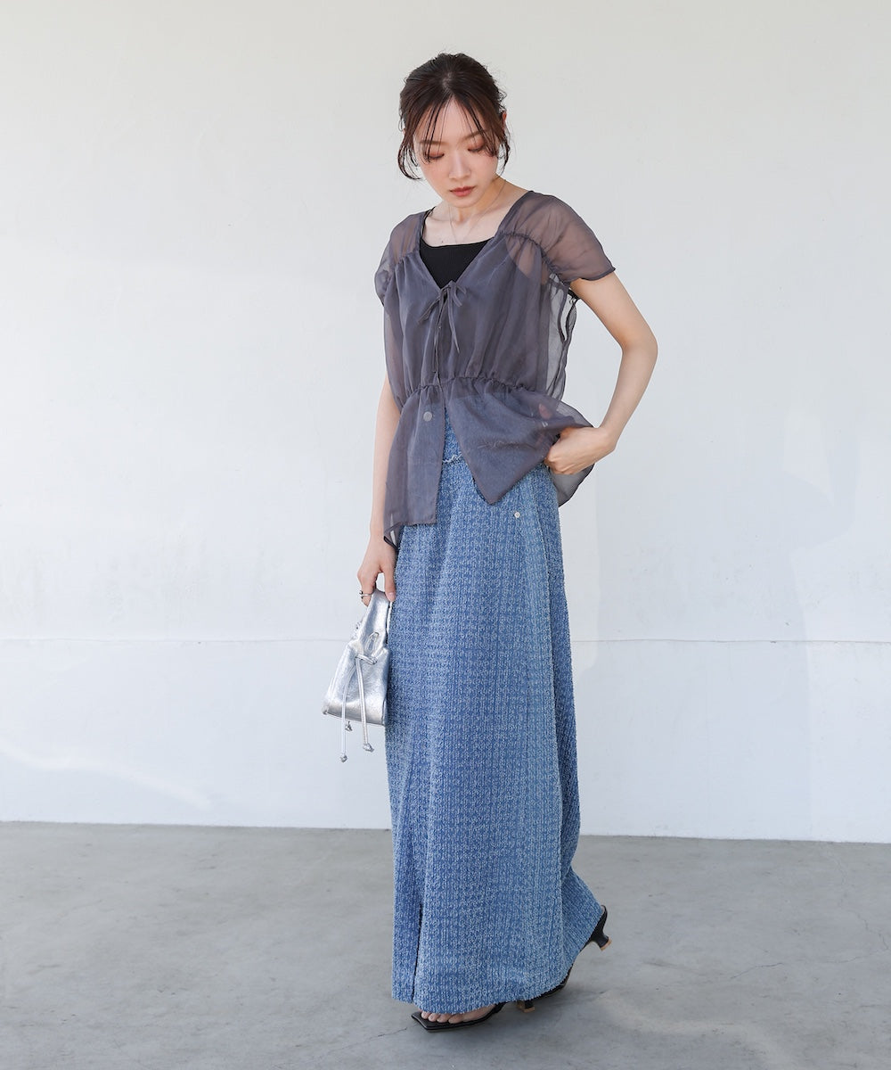 前後２ＷＡＹギャザーブラウス