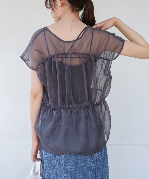 前後２ＷＡＹギャザーブラウス