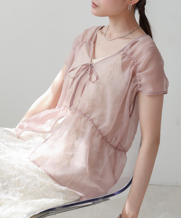 前後２ＷＡＹギャザーブラウス