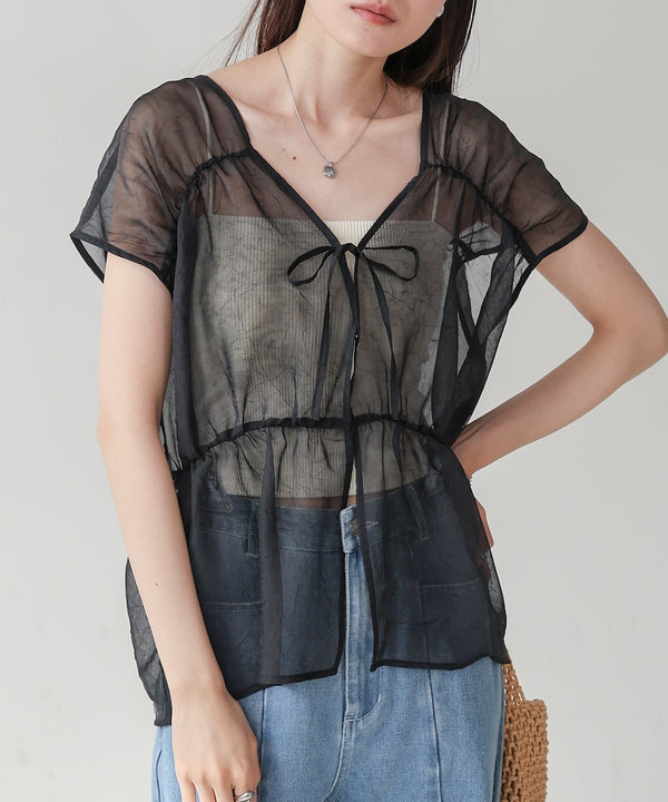 前後２ＷＡＹギャザーブラウス