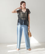 前後２ＷＡＹギャザーブラウス