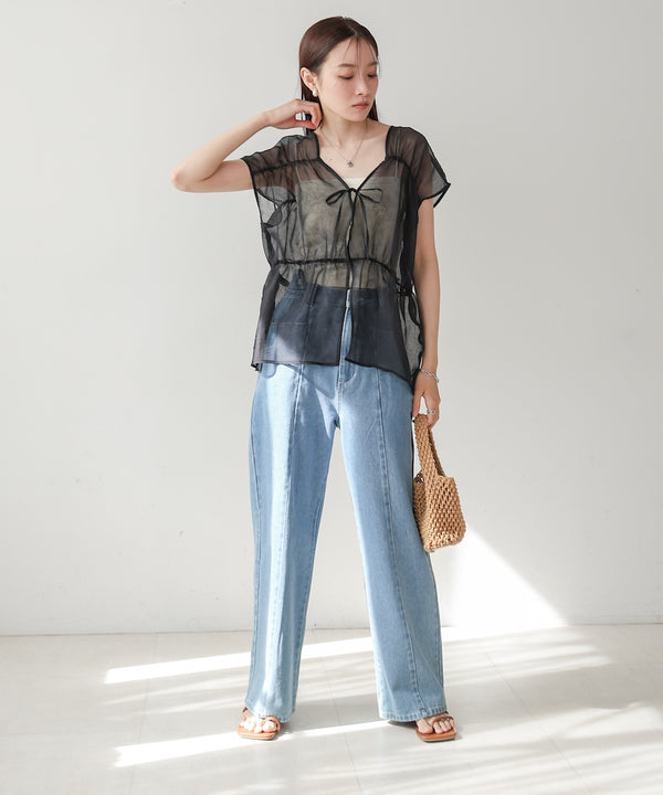 前後２ＷＡＹギャザーブラウス