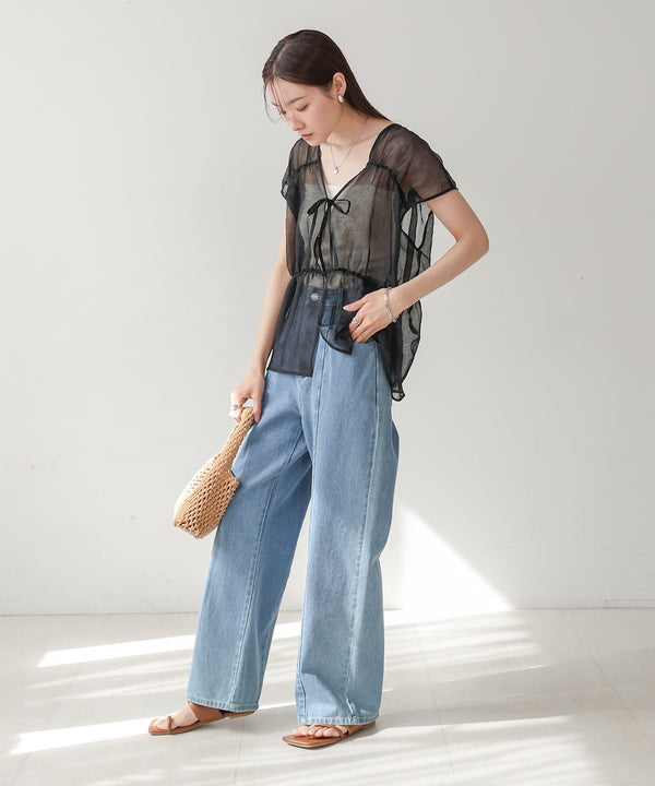 前後２ＷＡＹギャザーブラウス