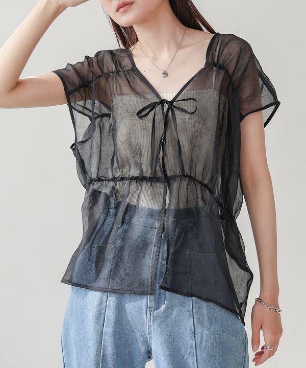 前後２ＷＡＹギャザーブラウス